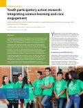 Cover page: Youth participatory action research: Integrating science learning and civic engagement