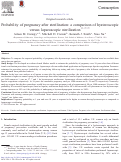 Cover page: Probability of pregnancy after sterilization: A comparison of hysteroscopic versus laparoscopic sterilization