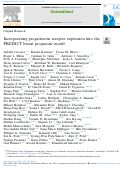 Cover page: Incorporating progesterone receptor expression into the PREDICT breast prognostic model