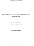 Cover page: BlackHat Analysis and Cathode Strip Chamber Construction