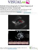 Cover page: Bedside Echocardiography for Rapid Diagnosis of Malignant Cardiac Tamponade