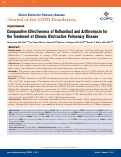 Cover page: Comparative Effectiveness of Roflumilast and Azithromycin for the Treatment of Chronic Obstructive Pulmonary Disease.