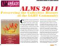 Cover page: ALMS 2011: Preserving the Collective History of the LGBT Community