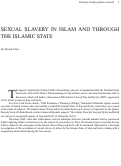 Cover page: Sexual Slavery in Islam and through the Islamic State