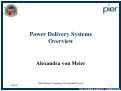 Cover page: Power Delivery System Overview