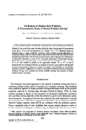 Cover page of Verification of Algebra Step Problems: A Chronometric Study of Human Problem Solving