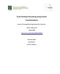 Cover page: Forecasting Truck Parking Using Fourier Transformations