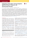 Cover page: Endoplasmic Reticulum Calcium Regulates Epidermal Barrier Response and Desmosomal Structure.