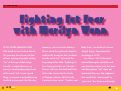 Cover page: Fighting Fat Fear with Marilyn Wann