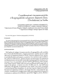 Cover page: Considerazioni citotassonomiche e fitogeografiche sul genere <i>Epipactis</i> Zinn. (Orchidaceae) in Sicilia