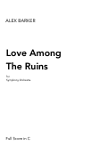Cover page: Love Among The Ruins