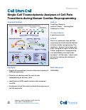 Cover page: Single-Cell Transcriptomic Analyses of Cell Fate Transitions during Human Cardiac Reprogramming