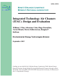 Cover page: Integrated Technology Air Cleaners (ITAC): Design and Evaluation