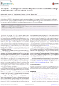 Cover page: A Gapless, Unambiguous Genome Sequence of the Enterohemorrhagic Escherichia coli O157:H7 Strain EDL933
