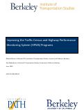 Cover page: Improving the Traffic Census and Highway Performance Monitoring System (HPMS) Programs