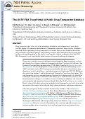 Cover page: The UCSF‐FDA TransPortal: A Public Drug Transporter Database