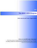 Cover page: The RHIC Spin Program: Achievements and Future Opportunities