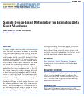 Cover page: Sample Design-based Methodology for Estimating Delta Smelt Abundance