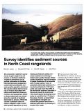 Cover page: Survey identifies sediment sources in North Coast rangelands