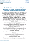 Cover page: The ABCflux database: Arctic–boreal CO2 flux observations and ancillary information aggregated to monthly time steps across terrestrial ecosystems