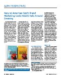 Cover page: Natural American Spirit Brand Marketing Casts Health Halo Around Smoking.