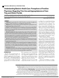 Cover page: Understanding Waste in Health Care: Perceptions of Frontline Physicians Regarding Time Use and Appropriateness of Care They and Others Provide