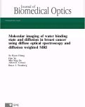 Cover page: Molecular imaging of water binding state and diffusion in breast cancer using diffuse optical spectroscopy and diffusion weighted MRI