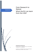 Cover page: From Research to Market:What the EU can learn from the USA?