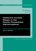 Cover page: California Cuckoo Wasps in the Family Chrysididae (Hymenoptera)