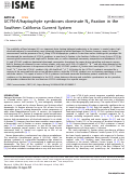 Cover page: UCYN-A/haptophyte symbioses dominate N<sub>2</sub> fixation in the Southern California Current System.