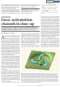 Cover page: Force-activated ion channels in close-up