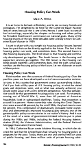 Cover page: Housing Policy Can Work