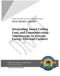 Cover page: Integrating Smart Ceiling Fans and Communicating Thermostats to Provide Energy-Efficient Comfort