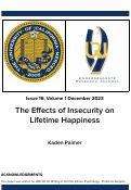 Cover page: The Effects of Insecurity on Lifetime Happiness: A Review of the Literature and a Study