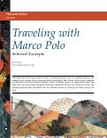 Cover page: Traveling with Marco Polo: Selected Excerpts