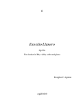 Cover page: Exordio Llanero