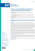 Cover page: Primary care and healthcare utilization among older Brazilians (ELSI-Brazil)
