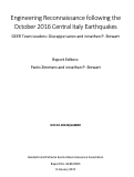 Cover page: Engineering Reconnaissance following the October 2016 Central Italy Earthquakes