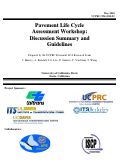 Cover page: Pavement Life Cycle Assessment Workshop: Discussion Summary and Guidelines