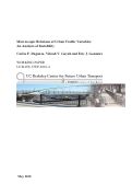 Cover page: Macroscopic Relations of Urban Traffic Variables: An Analysis of Instability