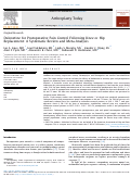 Cover page: Duloxetine for Postoperative Pain Control Following Knee or Hip Replacement: A Systematic Review and Meta-Analysis