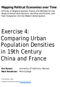 Cover page of Mapping Political Economies over Time, GIS Exercise 4: Comparing Urban Population Densities in 19th Century China and France