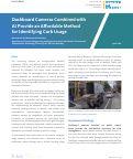 Cover page: Dashboard Cameras Combined with AI Provide an Affordable Method for Identifying Curb Usage
