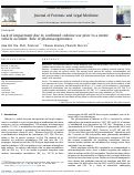 Cover page: Lack of impairment due to confirmed codeine use prior to a motor vehicle accident: role of pharmacogenomics.