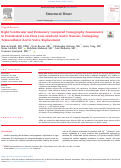 Cover page: Right Ventricular and Pulmonary Computed Tomography Assessments in Paradoxical Low-Flow Low-Gradient Aortic Stenosis Undergoing Transcatheter Aortic Valve Replacement