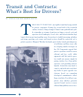 Cover page: Transit and Contracts: What's Best for Drivers?