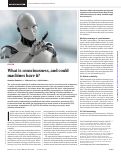 Cover page: What is consciousness, and could machines have it?