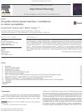 Cover page: Drosophila sodium channel mutations: Contributions to seizure-susceptibility