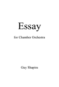 Cover page: Essay