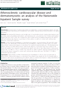 Cover page: Atherosclerotic cardiovascular disease and dermatomyositis: an analysis of the Nationwide Inpatient Sample survey